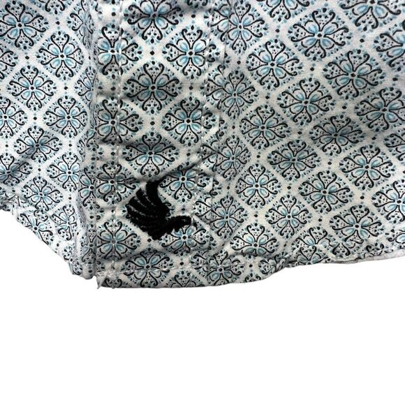 Cody James Woman’s blue/green snap button  slim fit x small - Picture 8 of 15